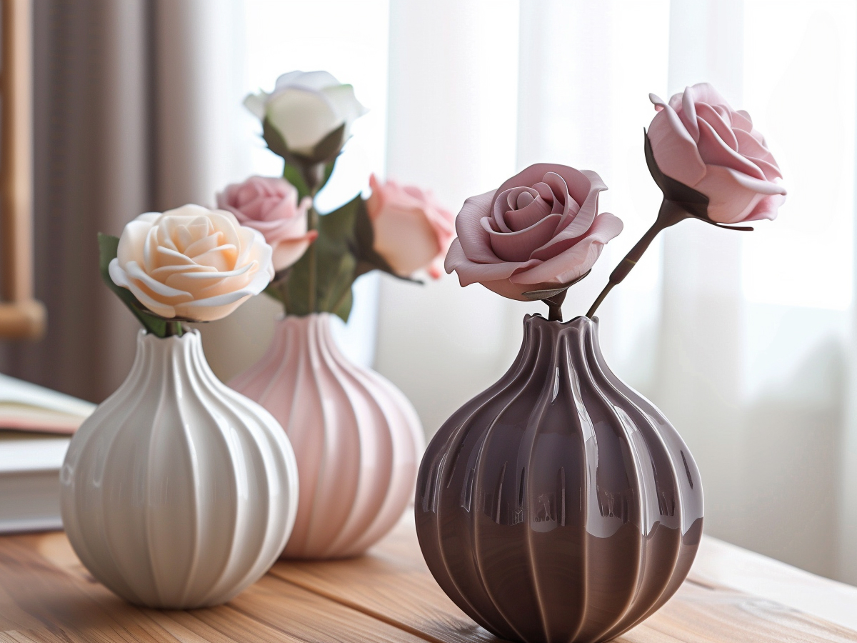玫瑰花瓶设计