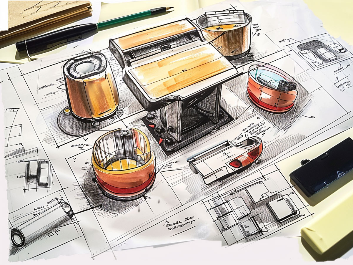 工业造型设计公司的项目案例展示(工业造型设计手绘)